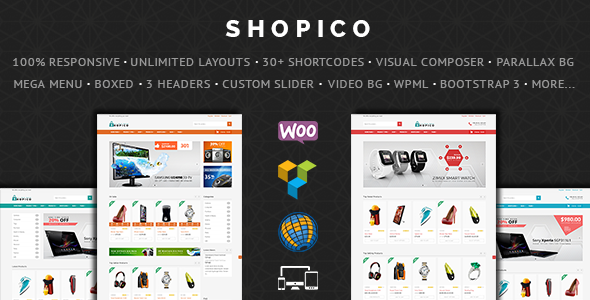 Shopico Preview Wordpress Theme - Rating, Reviews, Preview, Demo & Download