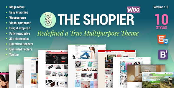 Shopier Preview Wordpress Theme - Rating, Reviews, Preview, Demo & Download