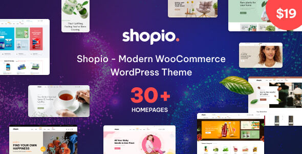Shopio Preview Wordpress Theme - Rating, Reviews, Preview, Demo & Download