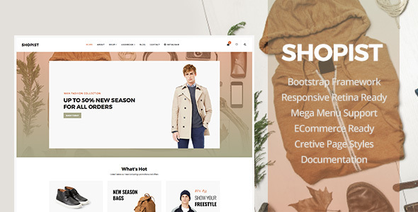 Shopist Preview Wordpress Theme - Rating, Reviews, Preview, Demo & Download