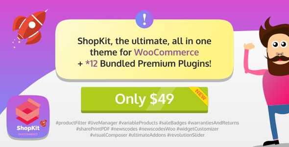 ShopKit Preview Wordpress Theme - Rating, Reviews, Preview, Demo & Download