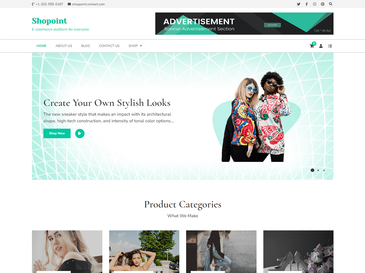 Shopoint Preview Wordpress Theme - Rating, Reviews, Preview, Demo & Download