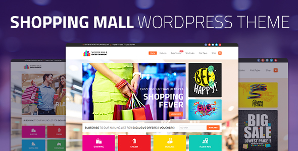 Shopping Mall Preview Wordpress Theme - Rating, Reviews, Preview, Demo & Download