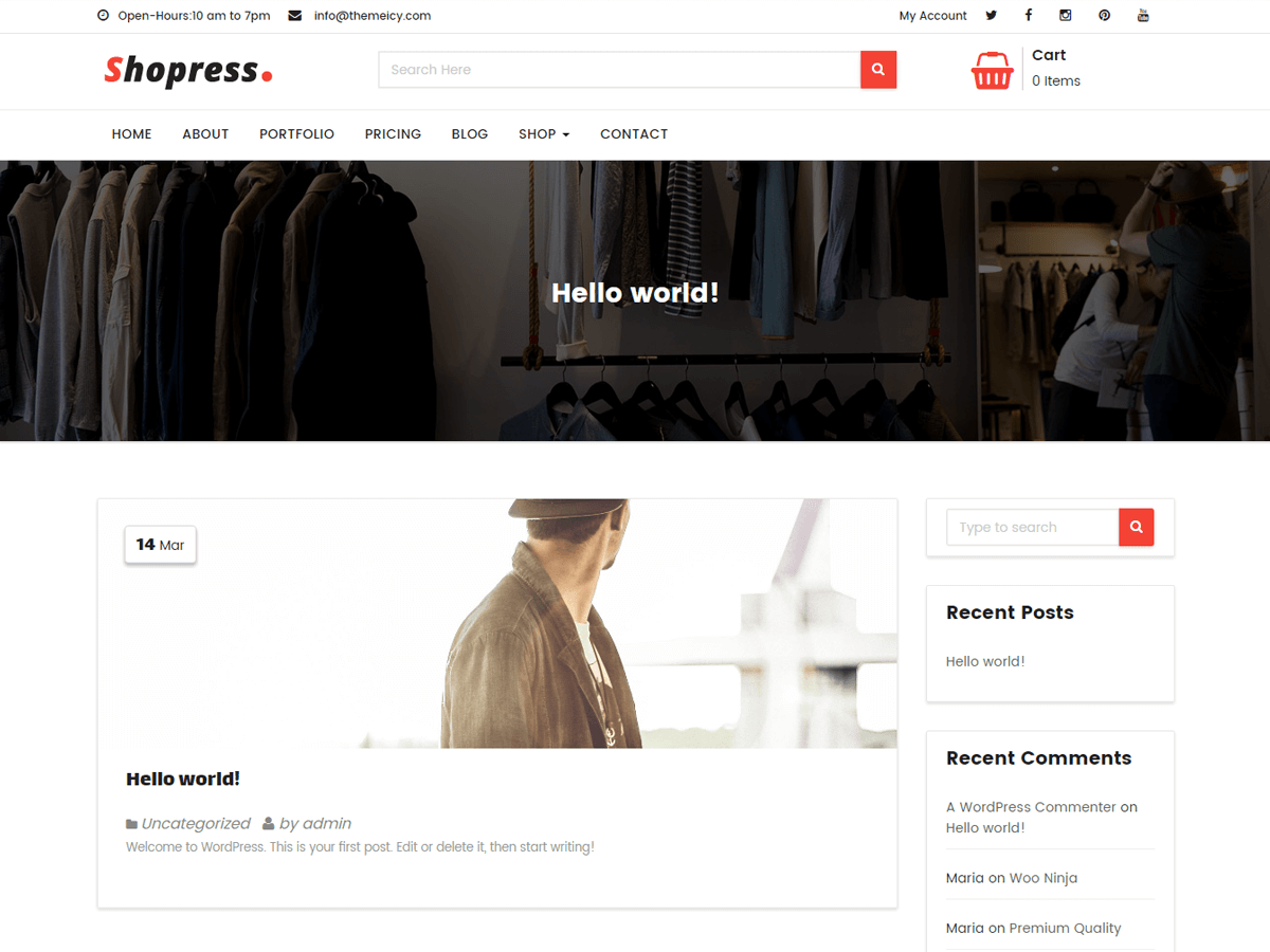 Shopress Preview Wordpress Theme - Rating, Reviews, Preview, Demo & Download