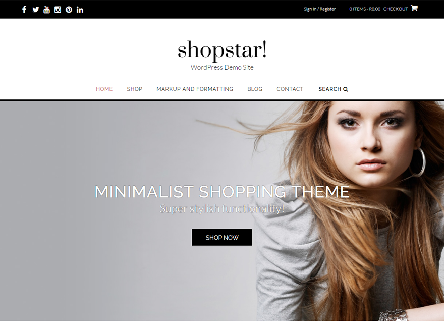 Shopstar Preview Wordpress Theme - Rating, Reviews, Preview, Demo & Download