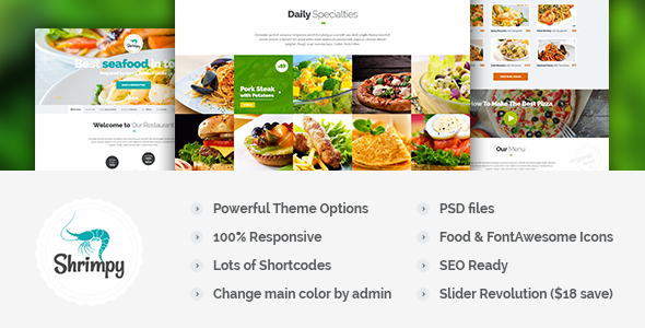 Shrimpy Preview Wordpress Theme - Rating, Reviews, Preview, Demo & Download
