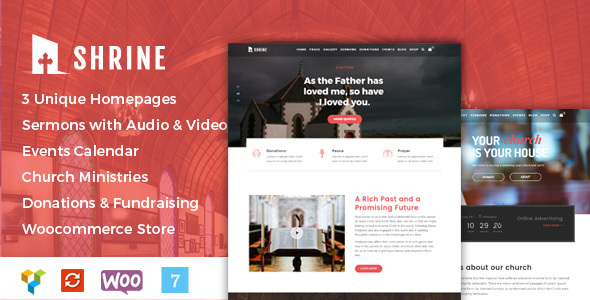 Shrine Preview Wordpress Theme - Rating, Reviews, Preview, Demo & Download
