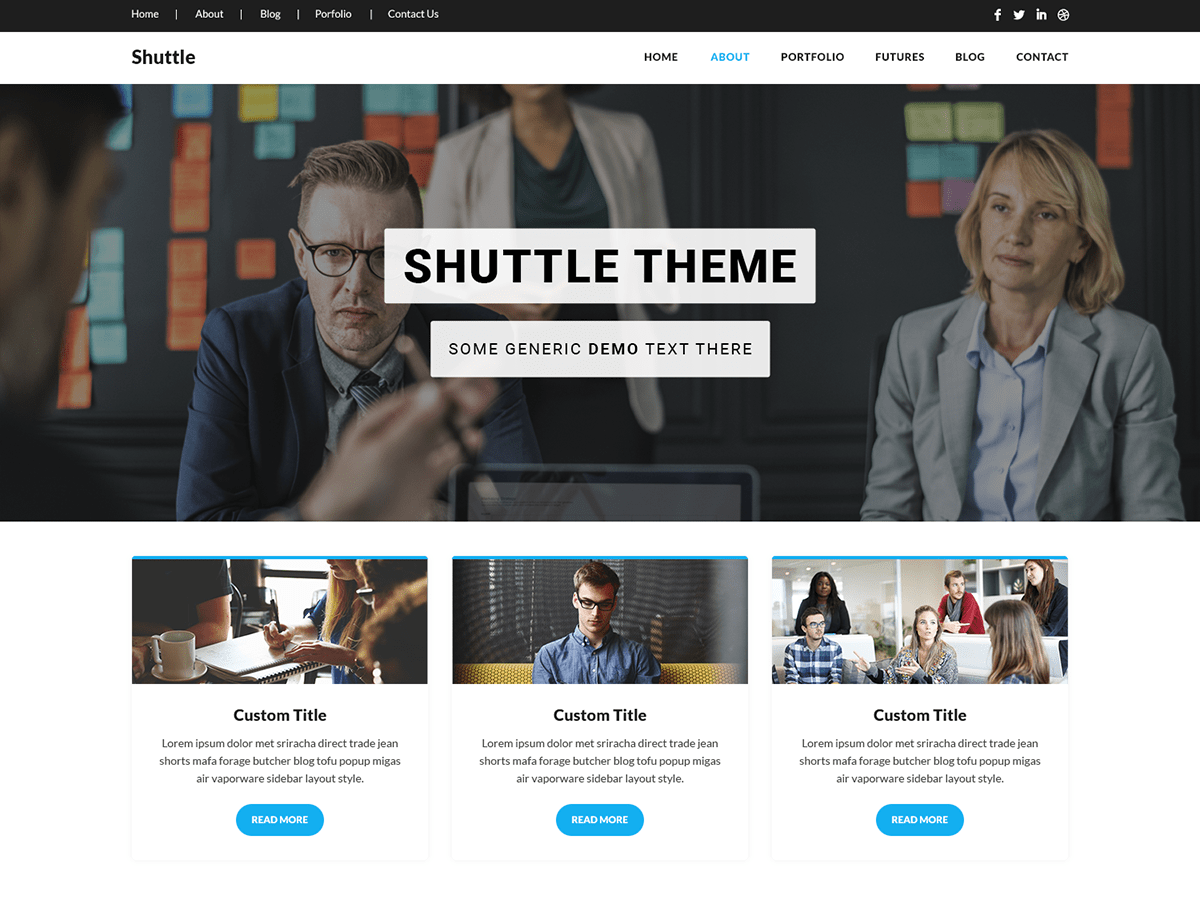 Shuttle All Preview Wordpress Theme - Rating, Reviews, Preview, Demo & Download