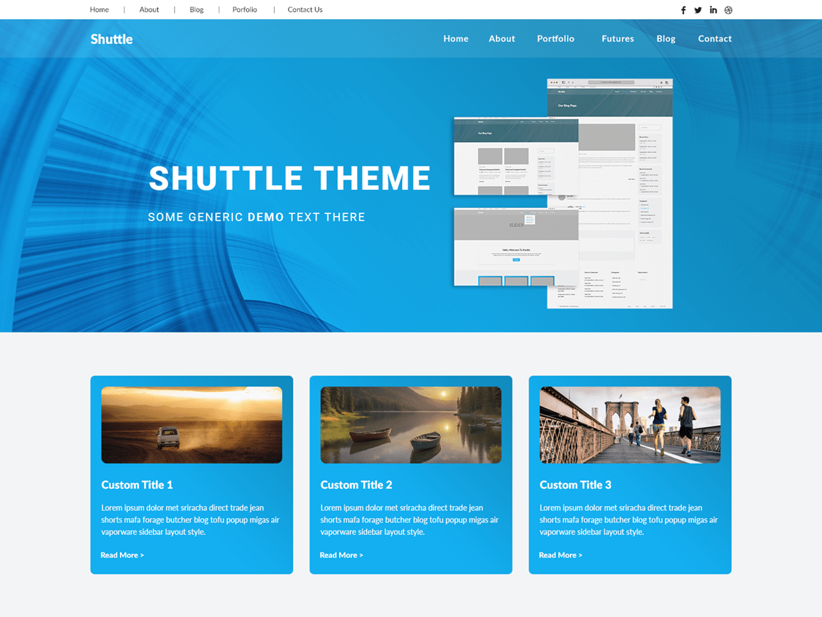 Shuttle Blogeo Preview Wordpress Theme - Rating, Reviews, Preview, Demo & Download