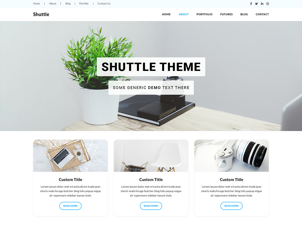 Shuttle Bright Preview Wordpress Theme - Rating, Reviews, Preview, Demo & Download