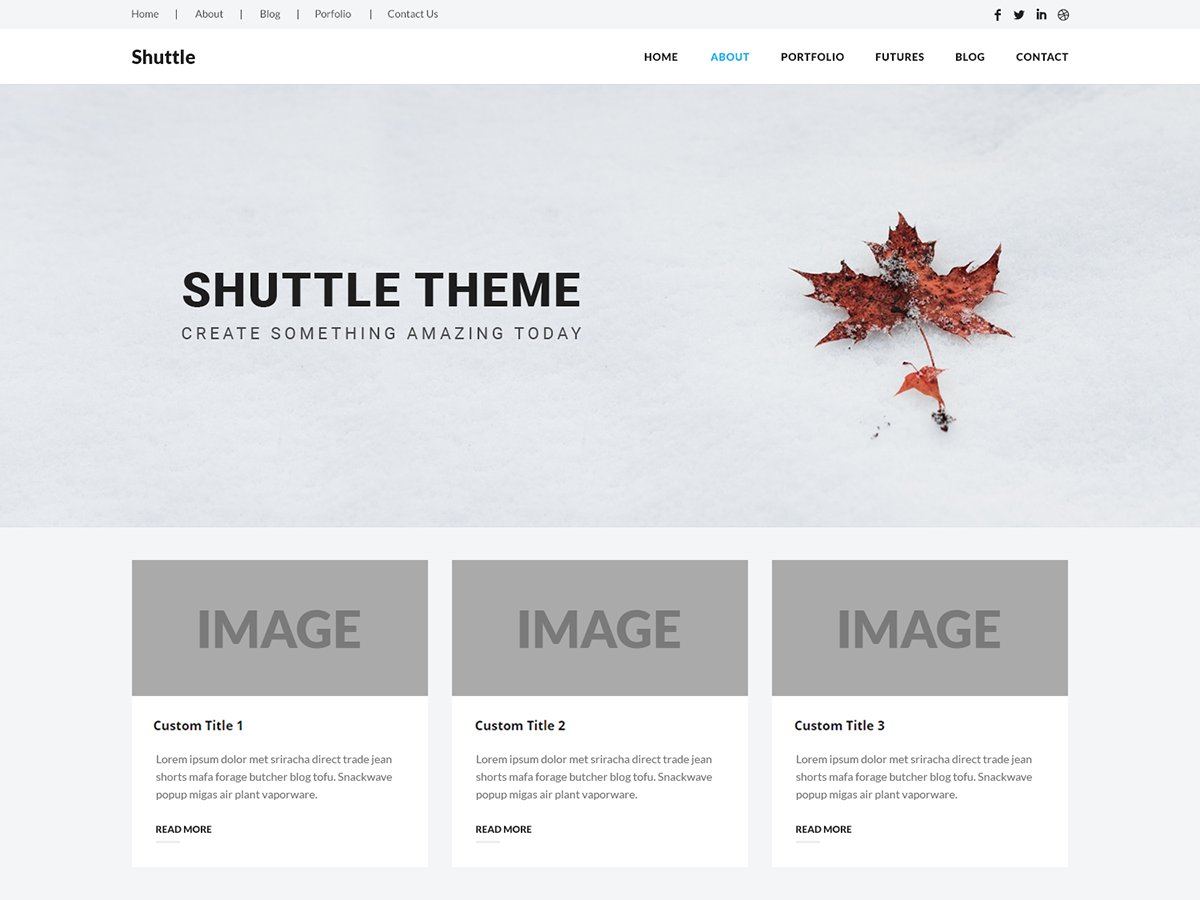 Shuttle Clean Preview Wordpress Theme - Rating, Reviews, Preview, Demo & Download