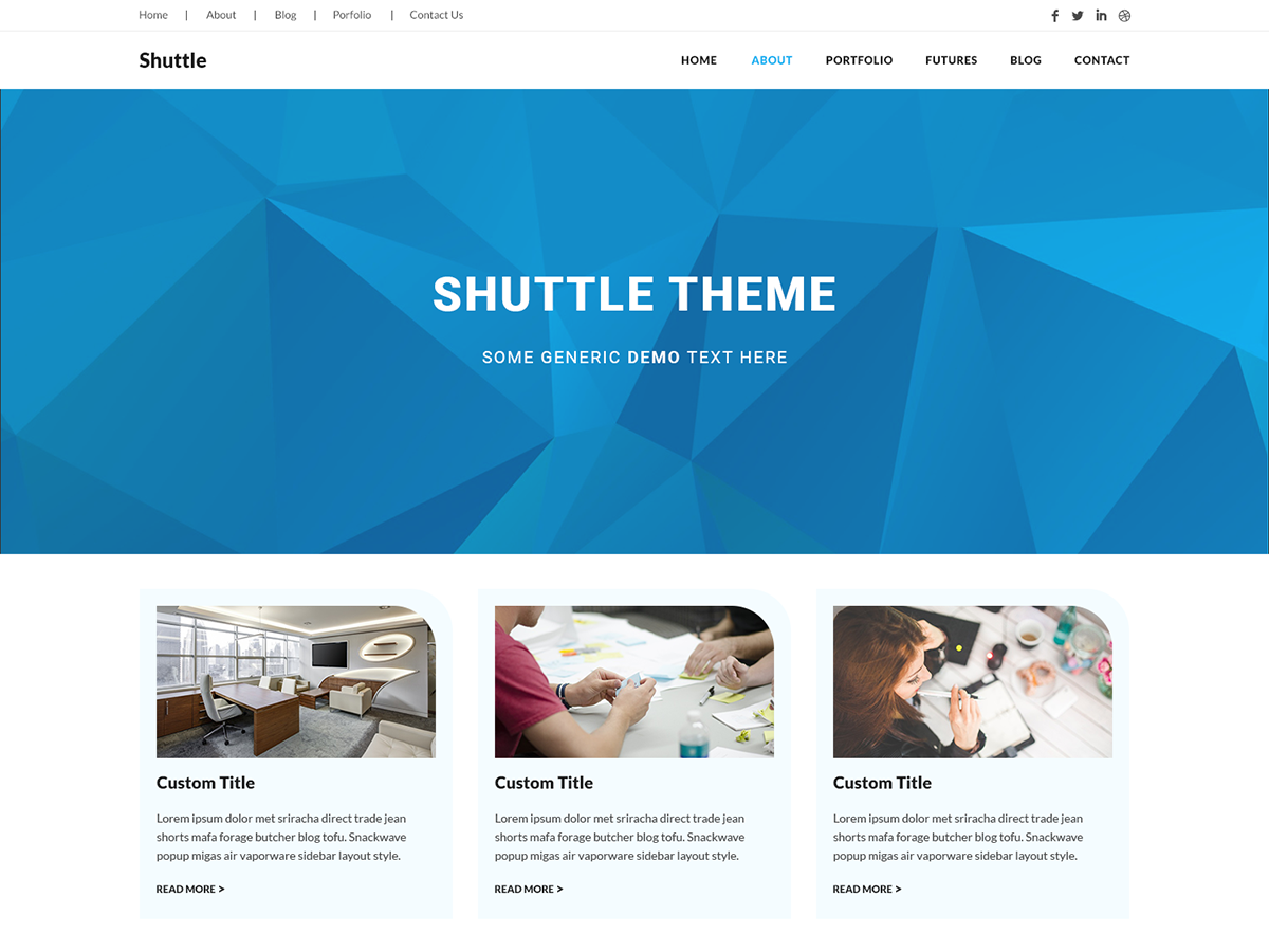 Shuttle Commerce Preview Wordpress Theme - Rating, Reviews, Preview, Demo & Download
