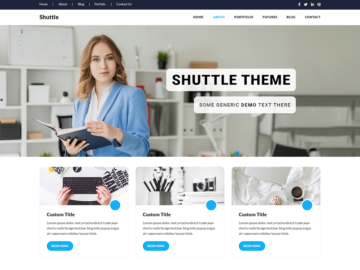 Shuttle Create Preview Wordpress Theme - Rating, Reviews, Preview, Demo & Download