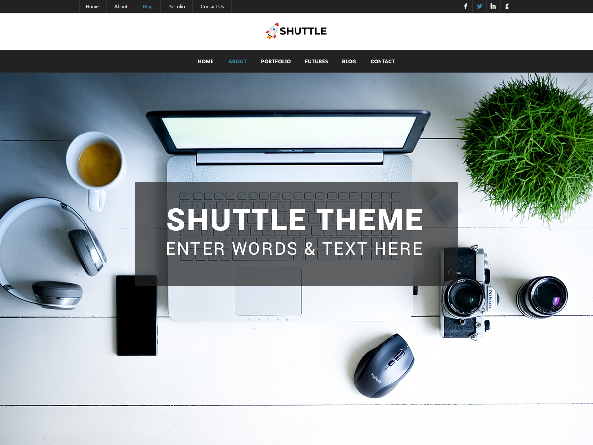 Shuttle Dark Preview Wordpress Theme - Rating, Reviews, Preview, Demo & Download