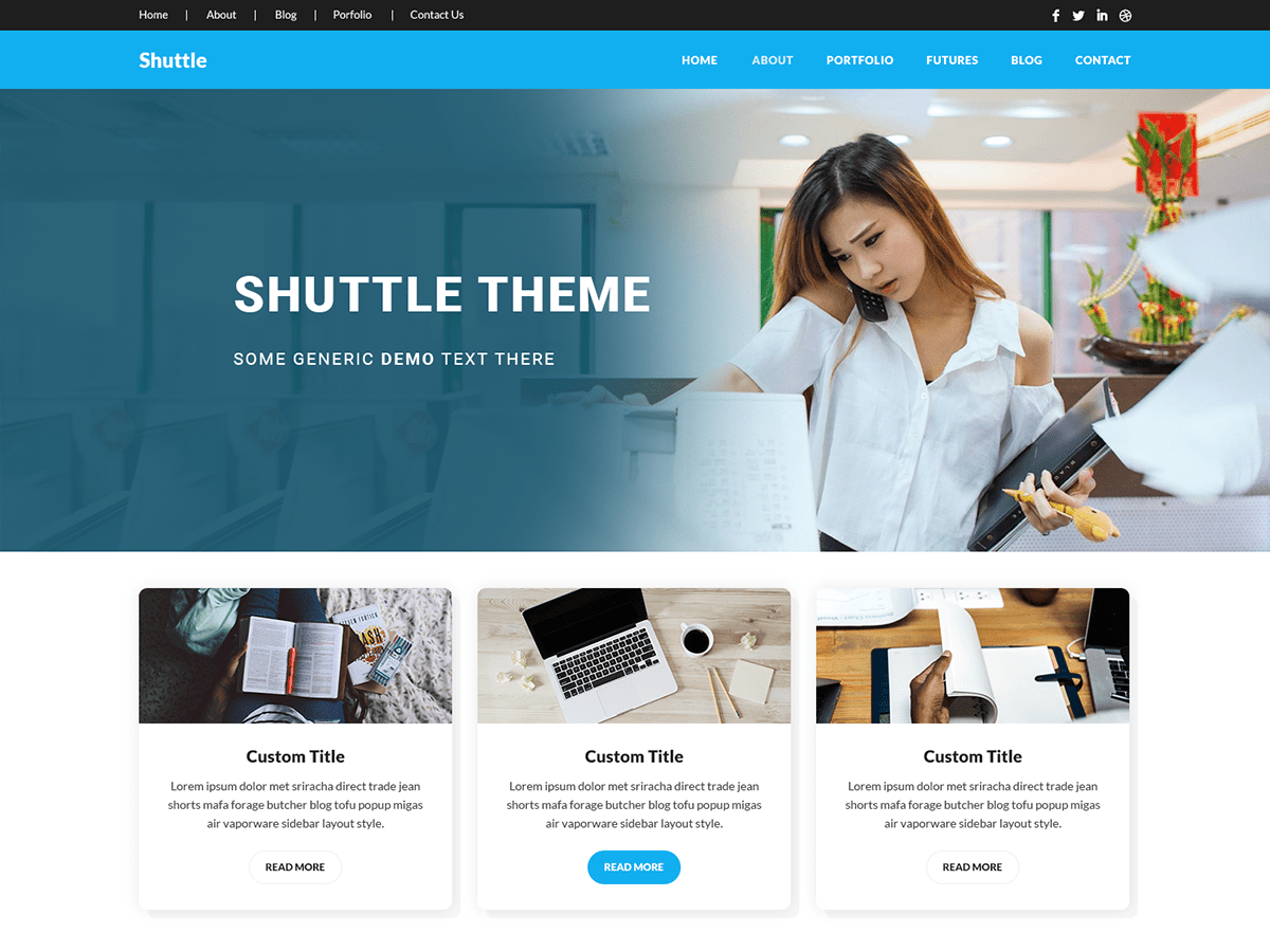 Shuttle Design Preview Wordpress Theme - Rating, Reviews, Preview, Demo & Download