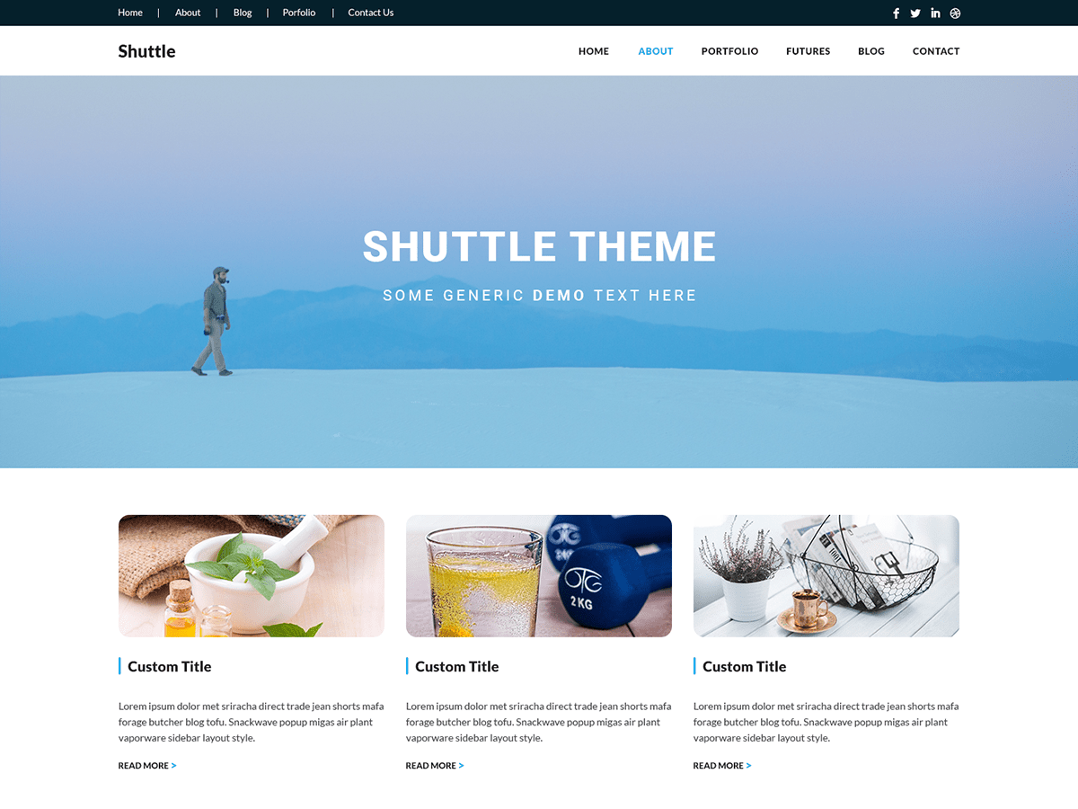 Shuttle Eblog Preview Wordpress Theme - Rating, Reviews, Preview, Demo & Download