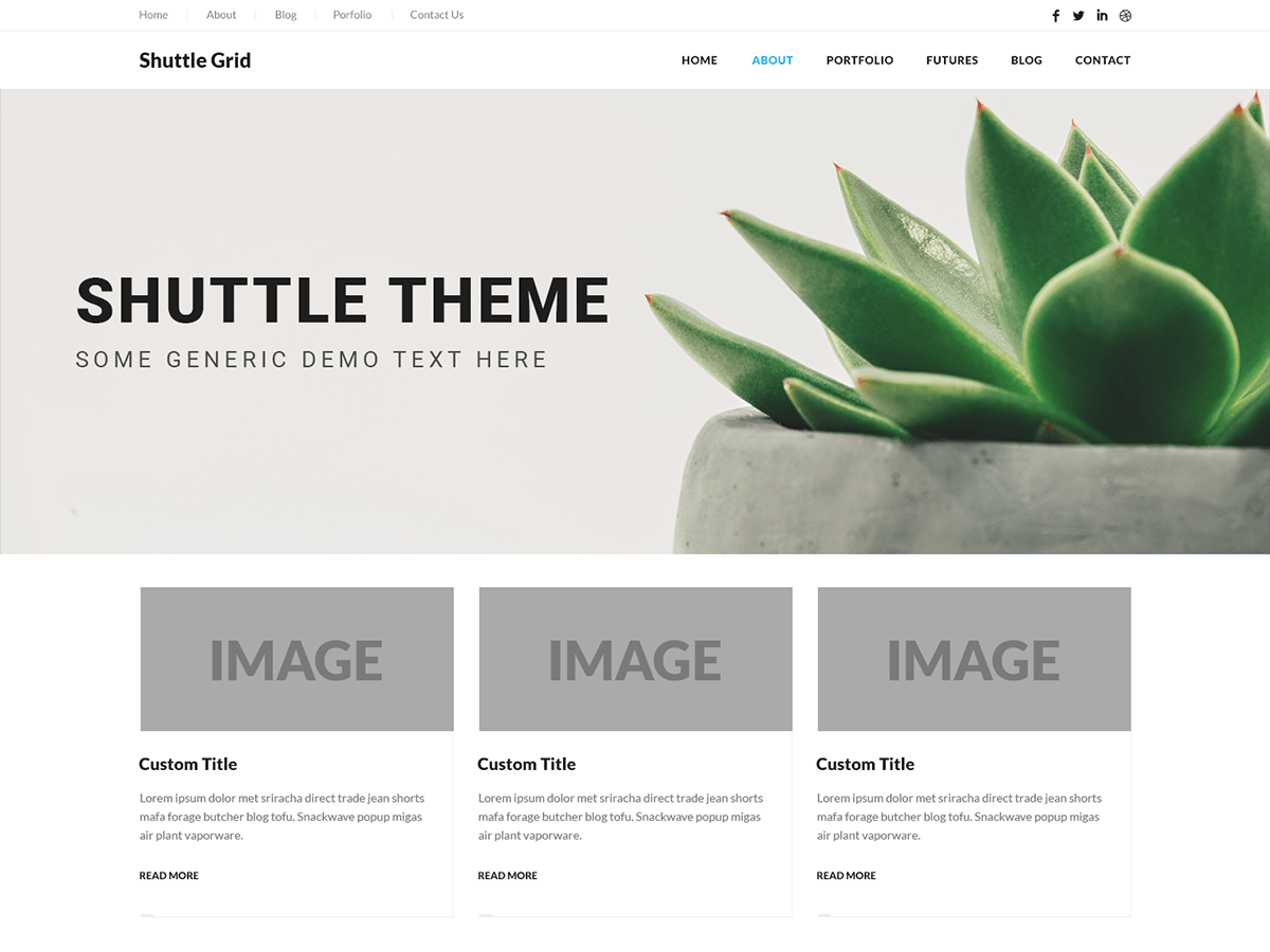 Shuttle EMinimal Preview Wordpress Theme - Rating, Reviews, Preview, Demo & Download