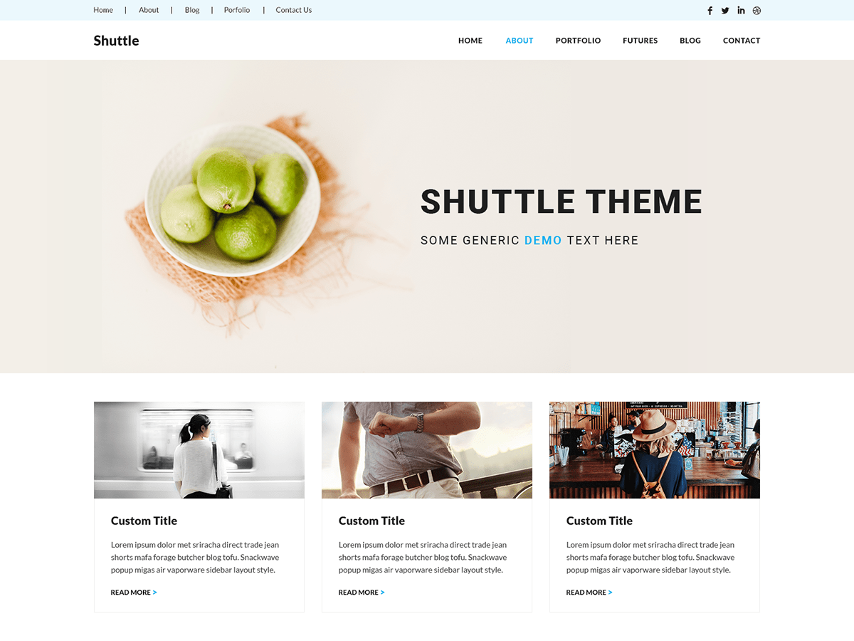Shuttle EStore Preview Wordpress Theme - Rating, Reviews, Preview, Demo & Download