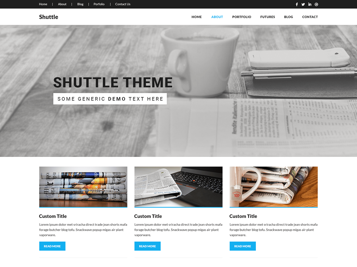 Shuttle INews Preview Wordpress Theme - Rating, Reviews, Preview, Demo & Download