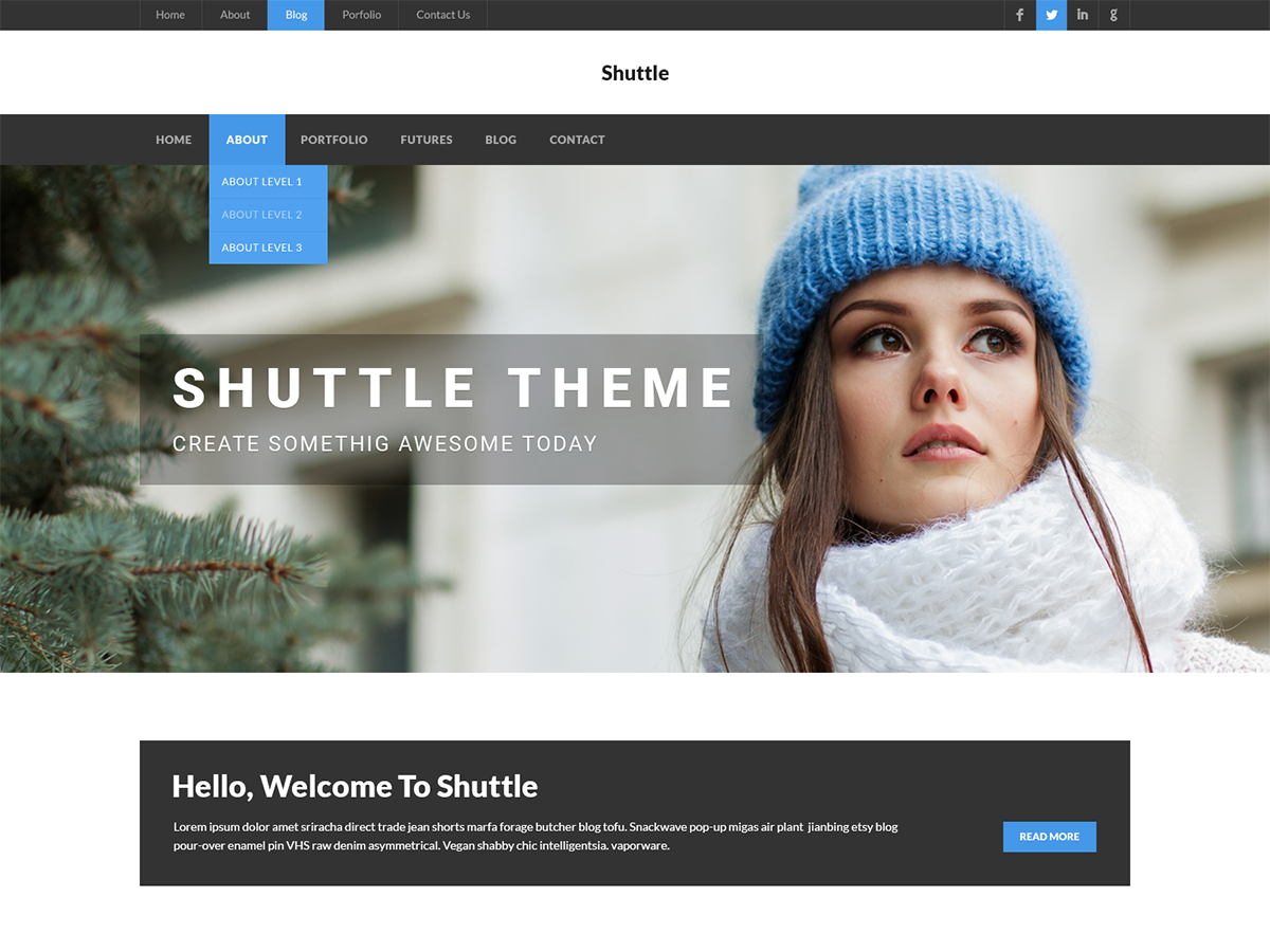 Shuttle News Preview Wordpress Theme - Rating, Reviews, Preview, Demo & Download