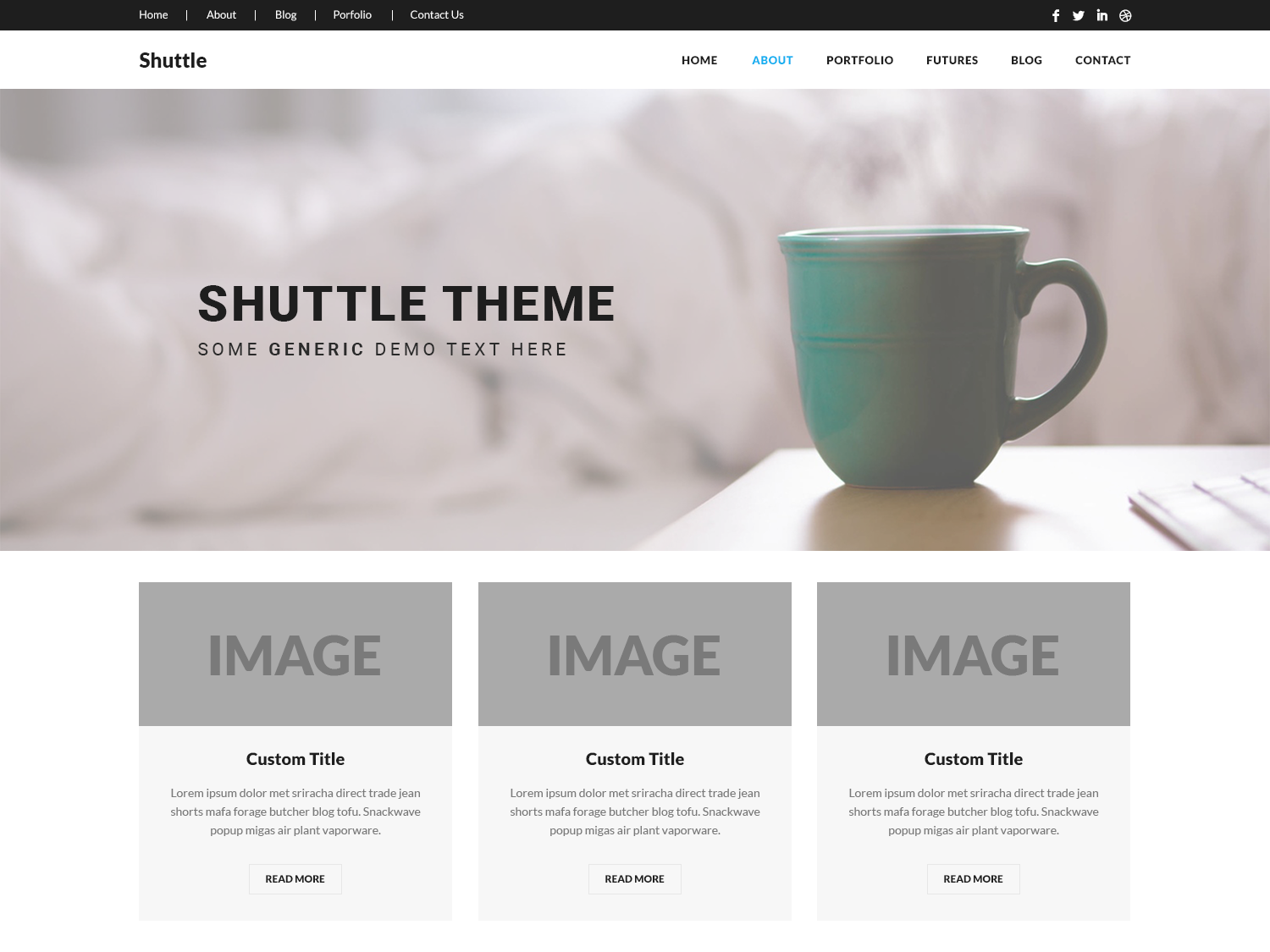 Shuttle Photo Preview Wordpress Theme - Rating, Reviews, Preview, Demo & Download