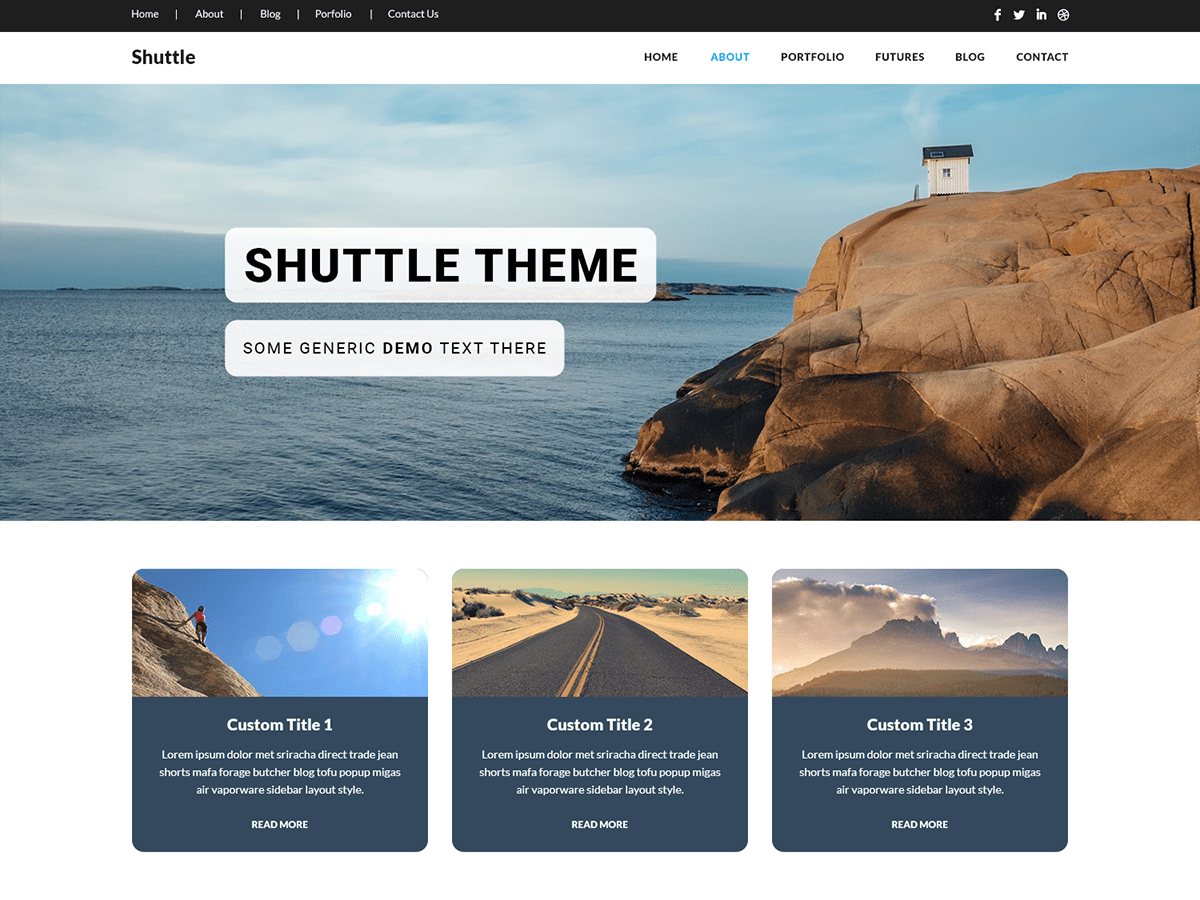 Shuttle Vlog Preview Wordpress Theme - Rating, Reviews, Preview, Demo & Download