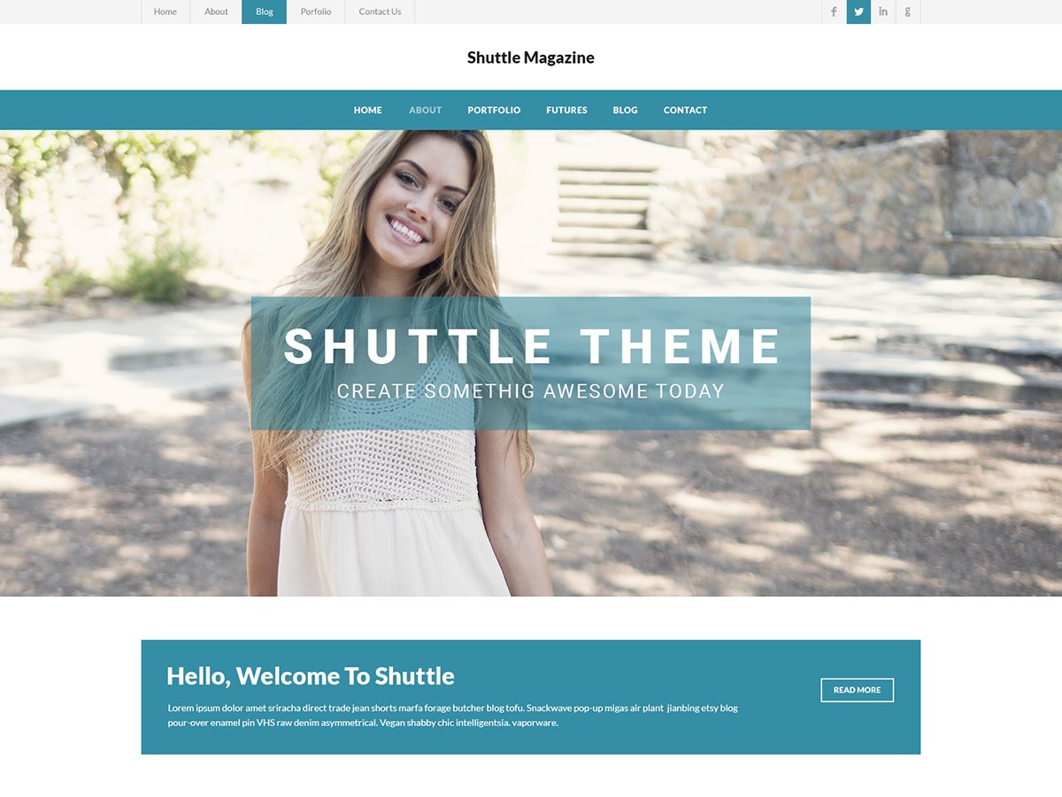 Shuttle WeMagazine Preview Wordpress Theme - Rating, Reviews, Preview, Demo & Download