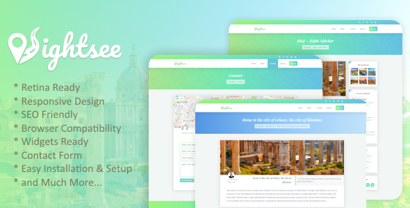 Sightsee Preview Wordpress Theme - Rating, Reviews, Preview, Demo & Download
