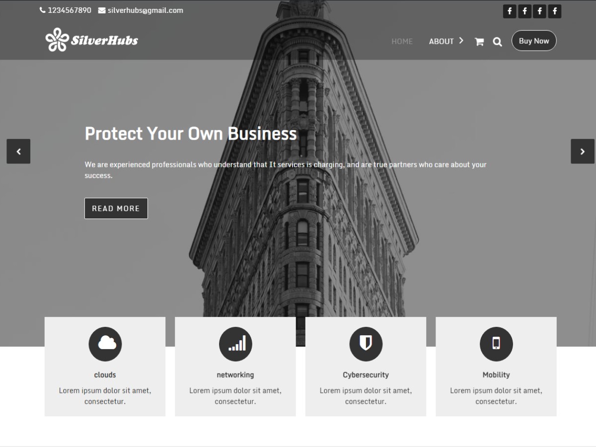 Silver Hubs Preview Wordpress Theme - Rating, Reviews, Preview, Demo & Download
