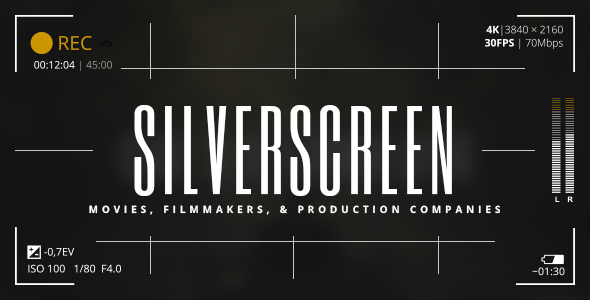 Silverscreen Preview Wordpress Theme - Rating, Reviews, Preview, Demo & Download
