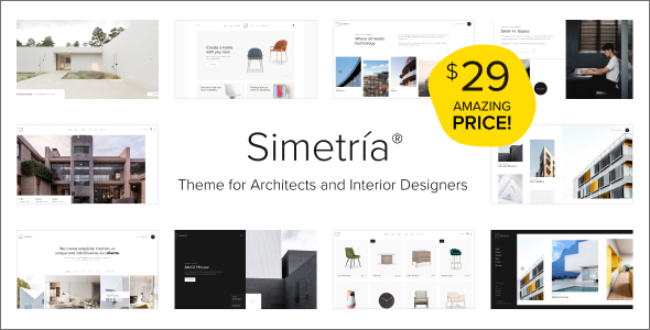 Simetria Preview Wordpress Theme - Rating, Reviews, Preview, Demo & Download
