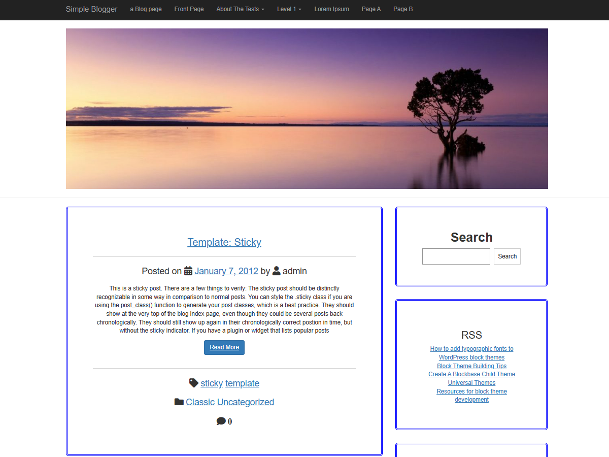 Simple Blogger Preview Wordpress Theme - Rating, Reviews, Preview, Demo & Download