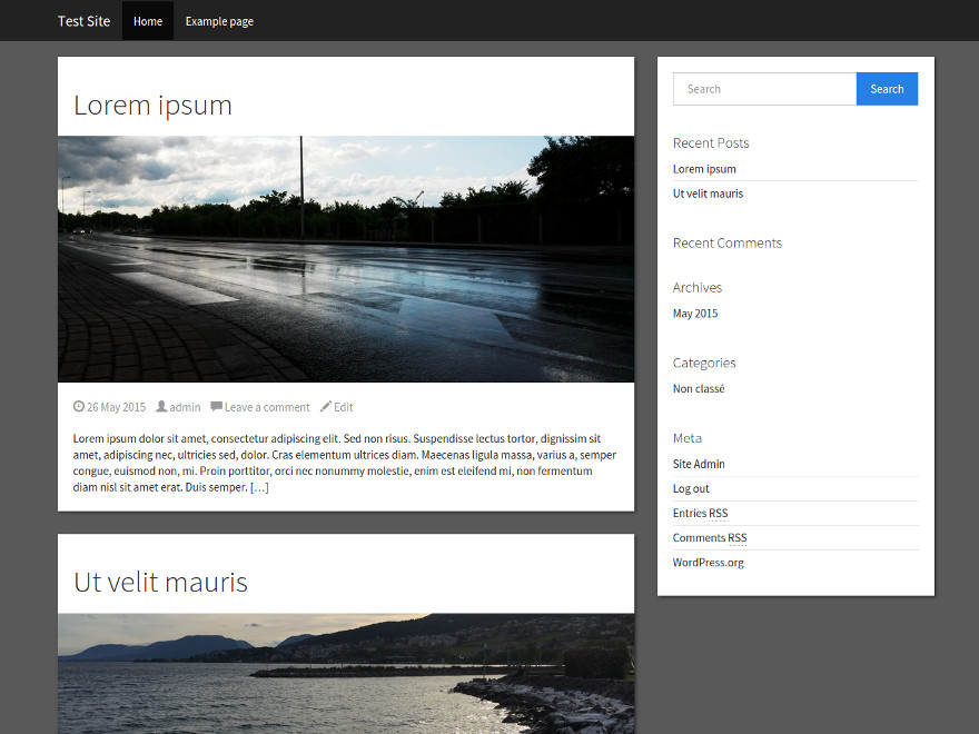Simple Bootstrap Preview Wordpress Theme - Rating, Reviews, Preview, Demo & Download