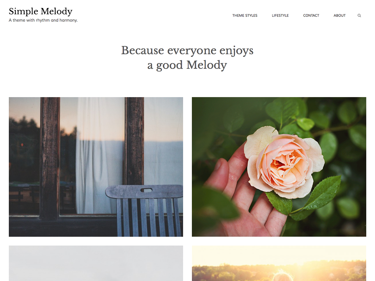 Simple Melody Preview Wordpress Theme - Rating, Reviews, Preview, Demo & Download