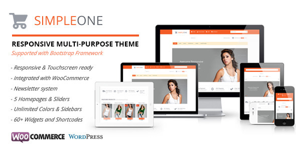 Simpleone Preview Wordpress Theme - Rating, Reviews, Preview, Demo & Download