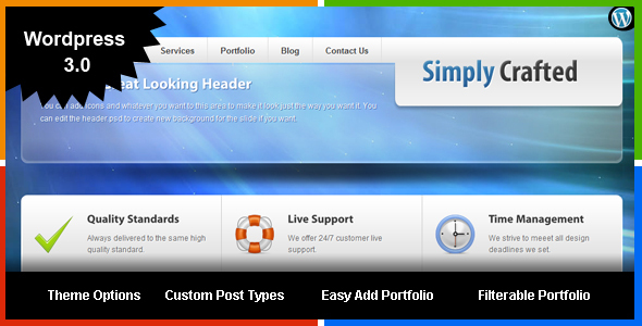 Simply Crafted Preview Wordpress Theme - Rating, Reviews, Preview, Demo & Download