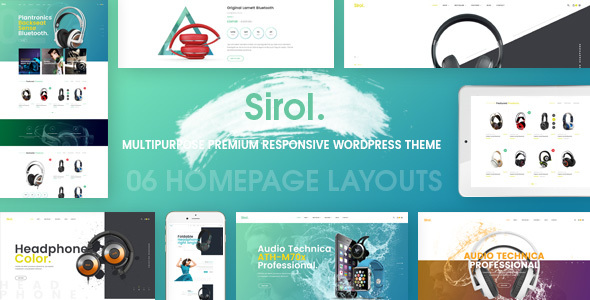Sirol Preview Wordpress Theme - Rating, Reviews, Preview, Demo & Download