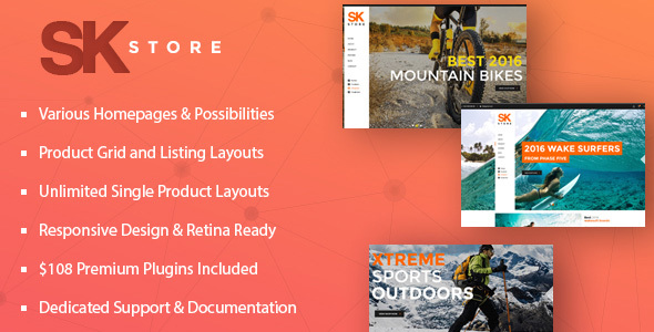 SK Store Preview Wordpress Theme - Rating, Reviews, Preview, Demo & Download