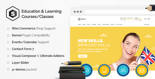 Skilled Preview Wordpress Theme - Rating, Reviews, Preview, Demo & Download