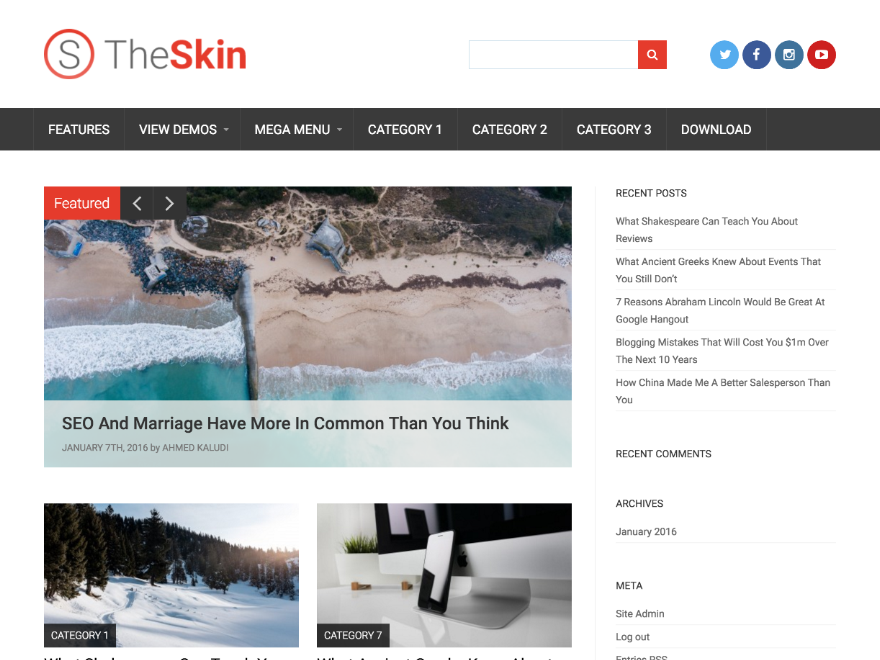 Skin Preview Wordpress Theme - Rating, Reviews, Preview, Demo & Download