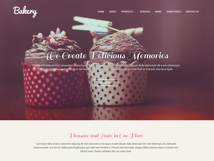 SKT Bakery Preview Wordpress Theme - Rating, Reviews, Preview, Demo & Download