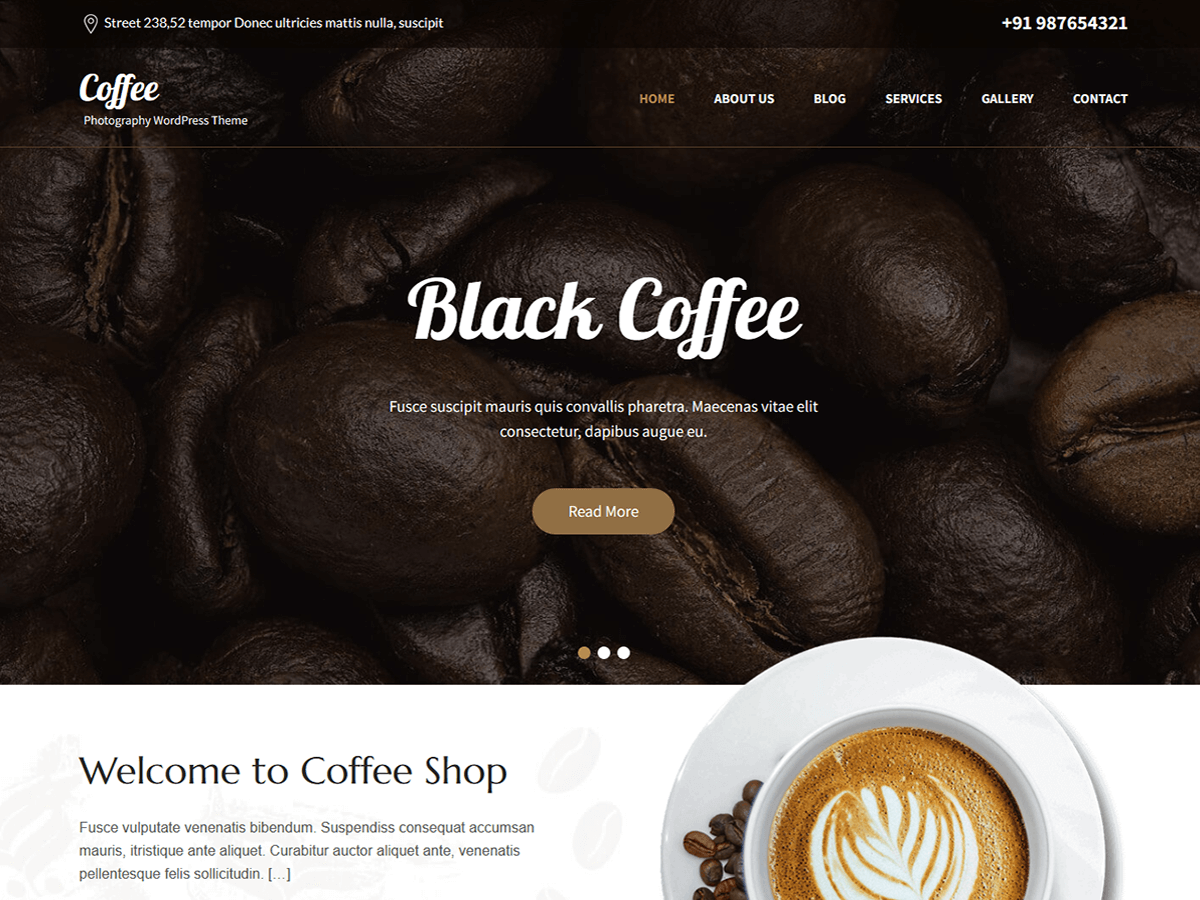 SKT Cafe Preview Wordpress Theme - Rating, Reviews, Preview, Demo & Download