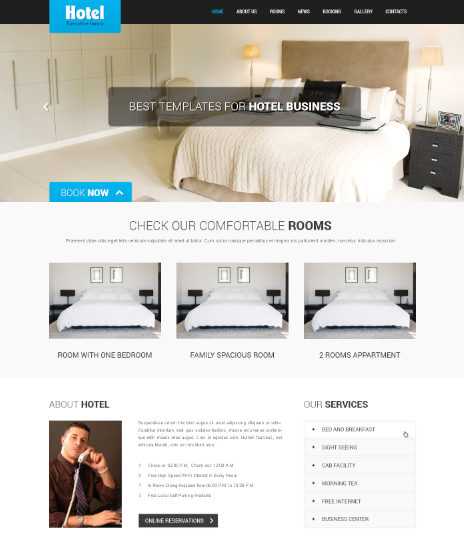 SKT Hotel Preview Wordpress Theme - Rating, Reviews, Preview, Demo & Download