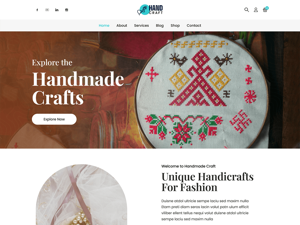 SKT Lace Preview Wordpress Theme - Rating, Reviews, Preview, Demo & Download