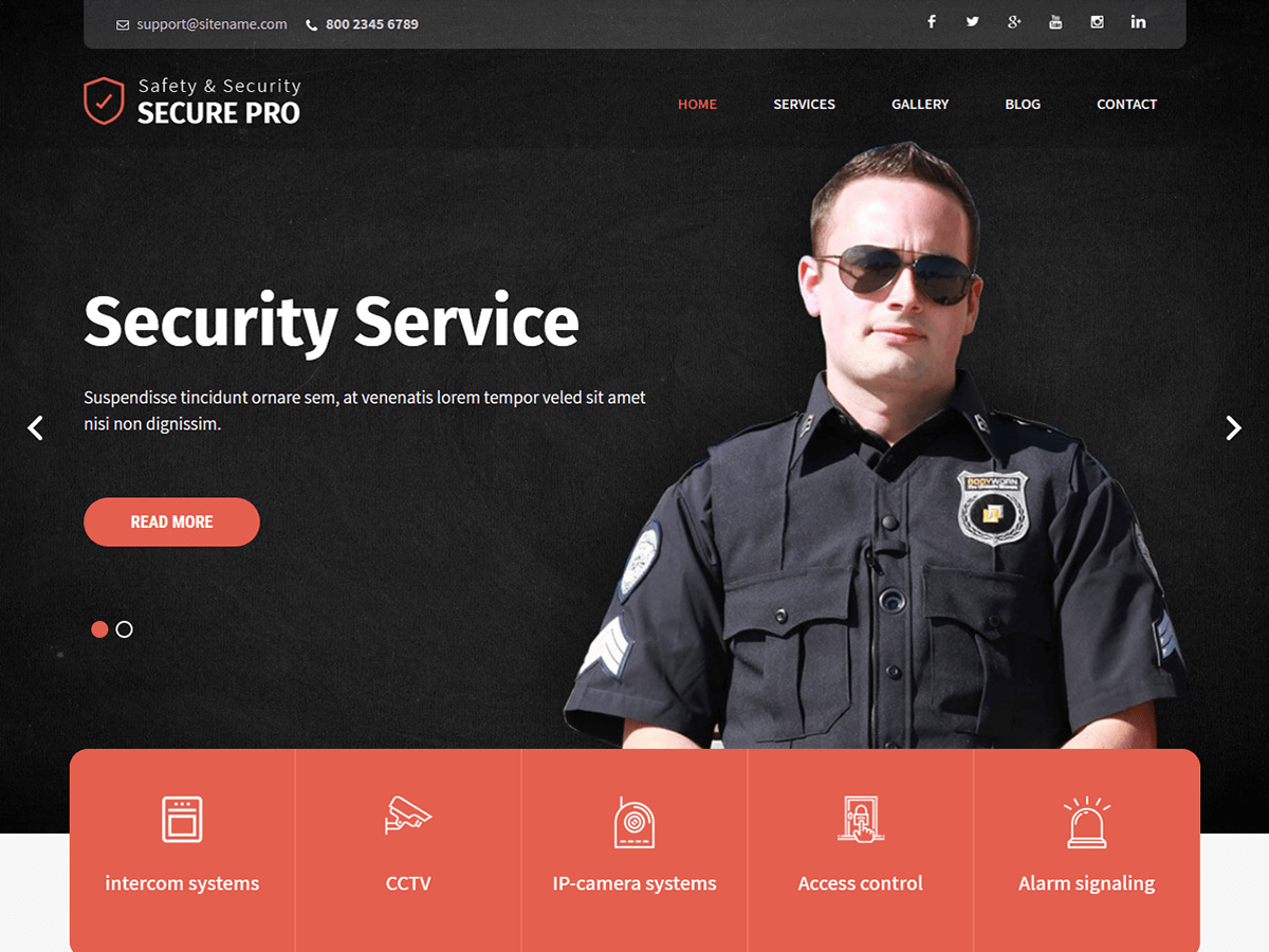 SKT Secure Preview Wordpress Theme - Rating, Reviews, Preview, Demo & Download