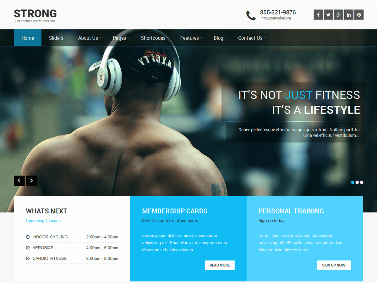 SKT Strong Preview Wordpress Theme - Rating, Reviews, Preview, Demo & Download