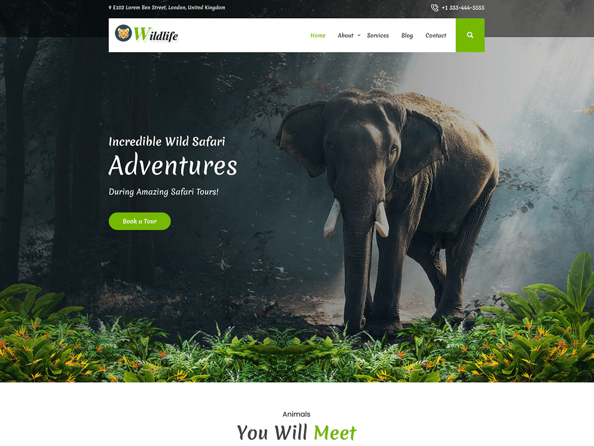 SKT Wildlife Preview Wordpress Theme - Rating, Reviews, Preview, Demo & Download
