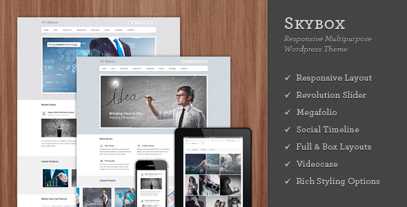 Skybox Preview Wordpress Theme - Rating, Reviews, Preview, Demo & Download