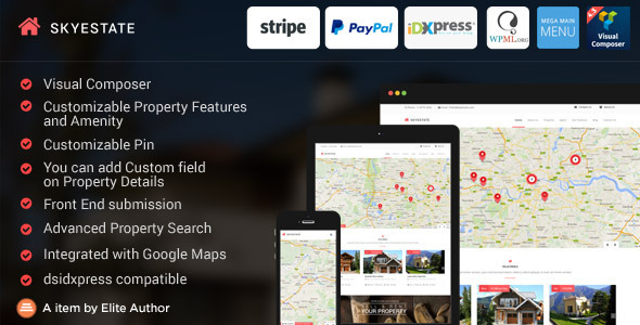Skyestate Preview Wordpress Theme - Rating, Reviews, Preview, Demo & Download