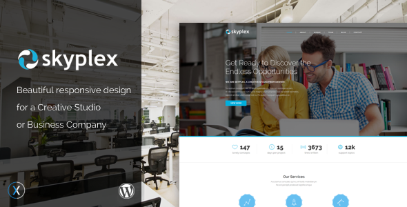 Skyplex WordPress Preview Wordpress Theme - Rating, Reviews, Preview, Demo & Download
